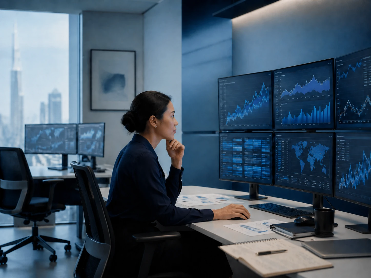Finance decision support visual